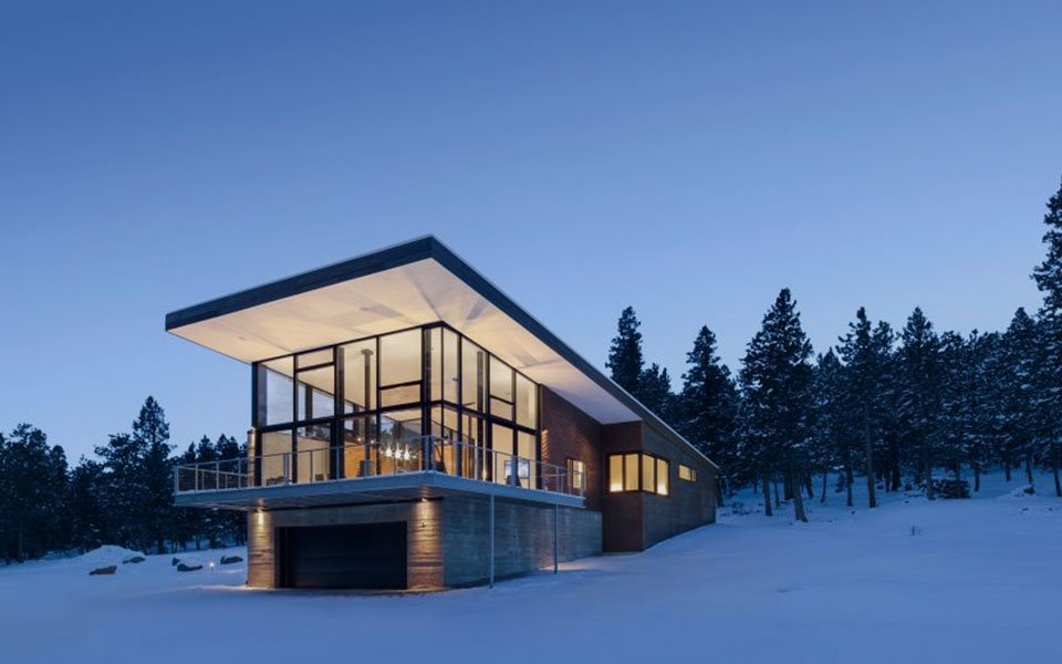 the  villa overlooks dramatic mountainous scenery